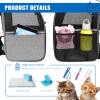 FluffyDream Pet Carrier Backpack for LargeSmall Cats and Dogs, Puppies, Safety