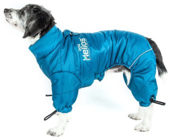 Helios Thunder-crackle Full-Body Waded-Plush Adjustable and 3M Reflective Dog Jacket (size: X-Small)