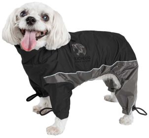 Touchdog Quantum-Ice Full-Bodied Adjustable and 3M Reflective Dog Jacket w/ Blackshark Technology (size: medium)