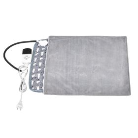 Pet Heating Pad Waterproof Electric Heating Mat Warming Blanket with 9 Heating Modes (Color: Grey)