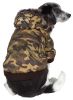 Metallic Fashion Pet Parka Coat