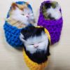 Kawaii Simulation Sleeping Kittens Kawaii Plush Cat Doll Toy For Kids Birthday Gift